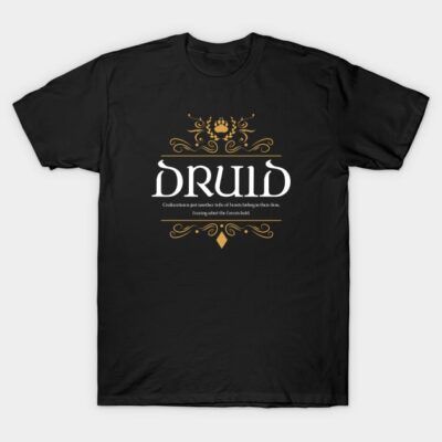 Rpg Druid Druids Quotes Tabletop Rpg Gaming T-Shirt Official World of Warcraft Merch Store