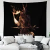 6 Sizes D Dark Souls Pattern Tapestry Wall Art Living Room Bedroom Game Room Man Cave 1 - World of Warcraft Merch