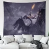 6 Sizes D Dark Souls Pattern Tapestry Wall Art Living Room Bedroom Game Room Man Cave - World of Warcraft Merch