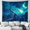 6 Sizes D Dark Souls Pattern Tapestry Wall Art Living Room Bedroom Game Room Man Cave 17 - World of Warcraft Merch