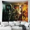 6 Sizes D Dark Souls Pattern Tapestry Wall Art Living Room Bedroom Game Room Man Cave 3 - World of Warcraft Merch