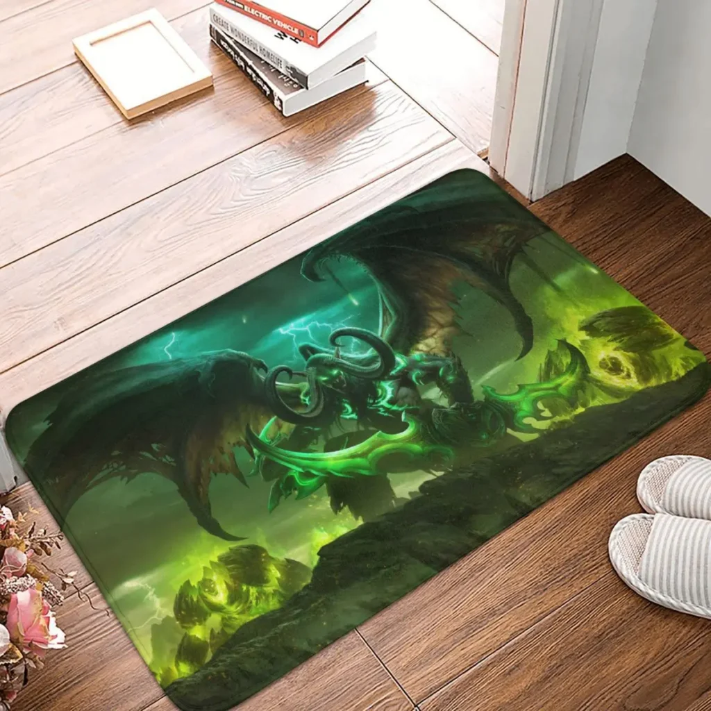 Bath Non Slip Carpet World Of Warcraft Bedroom Mat Entrance Door Doormat Home Decor Rug - World of Warcraft Merch