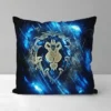 Double sided Printing Cushion Cover 45 45 World of Warcraft Pillows Decor Home Short Plush Sofa 1 - World of Warcraft Merch