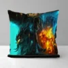 Double sided Printing Cushion Cover 45 45 World of Warcraft Pillows Decor Home Short Plush Sofa 19 - World of Warcraft Merch