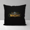 Double sided Printing Cushion Cover 45 45 World of Warcraft Pillows Decor Home Short Plush Sofa 2 - World of Warcraft Merch