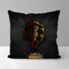 Double sided Printing Cushion Cover 45 45 World of Warcraft Pillows Decor Home Short Plush Sofa 25 - World of Warcraft Merch