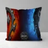 Double sided Printing Cushion Cover 45 45 World of Warcraft Pillows Decor Home Short Plush Sofa 3 - World of Warcraft Merch