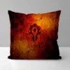 Double sided Printing Cushion Cover 45 45 World of Warcraft Pillows Decor Home Short Plush Sofa 8 - World of Warcraft Merch