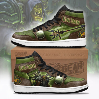 Guildan World of Warcraft JD Sneakers Shoes Custom For Fans 1 perfectivy com 1000x - World of Warcraft Merch