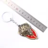 New Design 3D WOW World of Warcraft Brelok Weapon Model Keyring Cosplay Souvenirs Gift Leo Lion 5 - World of Warcraft Merch