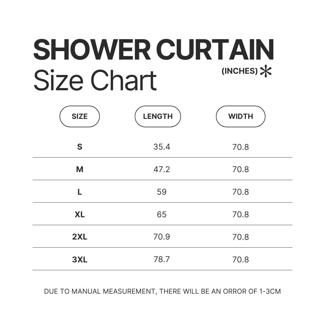 Shower Curtain Size Chart - World of Warcraft Merch