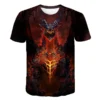 T shirt imprim en 3D World of Warcraft pour hommes et femmes T shirt col rond - World of Warcraft Merch