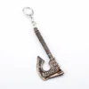 WOW World of Warcraft Frostmourne Keyring Keychain High Quality Game HearthStone Key Chain Sword Hammer Axe 1 - World of Warcraft Merch