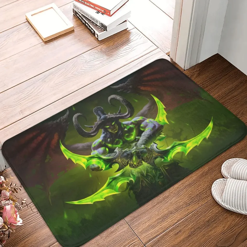 World Of Warcraft Bathroom Mat Cool Doormat Kitchen Carpet Entrance Door Rug Home Decor - World of Warcraft Merch