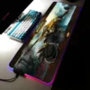 World Of Warcraft Large RGB Mouse Pad Gaming Mousepad LED Mouse Mat Gamer Mousepads Desk Pads 17 - World of Warcraft Merch