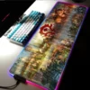 World Of Warcraft Large RGB Mouse Pad Gaming Mousepad LED Mouse Mat Gamer Mousepads Desk Pads 2 - World of Warcraft Merch