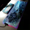 World Of Warcraft Large RGB Mouse Pad Gaming Mousepad LED Mouse Mat Gamer Mousepads Desk Pads 9 - World of Warcraft Merch