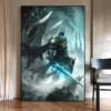 World of Warcraft Arthas Menethil Popular Creativity Artwork Posters and Canvas Painting Art Picture Game Room 3 - World of Warcraft Merch