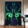 World of Warcraft Demon Hunter Popular Creativity Artwork Posters and Canvas Painting Wall Art Picture Game 11 - World of Warcraft Merch