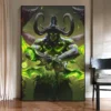 World of Warcraft Demon Hunter Popular Creativity Artwork Posters and Canvas Painting Wall Art Picture Game 12 - World of Warcraft Merch