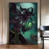 World of Warcraft Demon Hunter Popular Creativity Artwork Posters and Canvas Painting Wall Art Picture Game 13 - World of Warcraft Merch