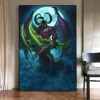 World of Warcraft Demon Hunter Popular Creativity Artwork Posters and Canvas Painting Wall Art Picture Game 15 - World of Warcraft Merch