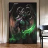 World of Warcraft Demon Hunter Popular Creativity Artwork Posters and Canvas Painting Wall Art Picture Game 2 - World of Warcraft Merch