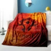 World of Warcraft Pattern oversized manta sofa bed cover soft and hairy blanket plaid Soft Warm 17 - World of Warcraft Merch