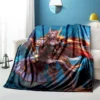 World of Warcraft Pattern oversized manta sofa bed cover soft and hairy blanket plaid Soft Warm 21 - World of Warcraft Merch