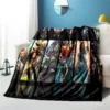 World of Warcraft Pattern oversized manta sofa bed cover soft and hairy blanket plaid Soft Warm 35 - World of Warcraft Merch