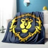 World of Warcraft Pattern oversized manta sofa bed cover soft and hairy blanket plaid Soft Warm 7 - World of Warcraft Merch