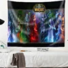 World of Warcraft Tapestry Animated Game Poster A World of Magic Adventure Bedroom Wall Tapestry Character 11 - World of Warcraft Merch