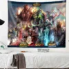 World of Warcraft Tapestry Animated Game Poster A World of Magic Adventure Bedroom Wall Tapestry Character 3 - World of Warcraft Merch