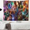 World of Warcraft Tapestry Animated Game Poster A World of Magic Adventure Bedroom Wall Tapestry Character 6 - World of Warcraft Merch