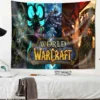 World of Warcraft Tapestry Animated Game Poster A World of Magic Adventure Bedroom Wall Tapestry Character 9 - World of Warcraft Merch