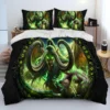 World of Warcraft WOW Game Gamer Comforter Bedding Set Duvet Cover Bed Set Quilt Cover Pillowcase 16 - World of Warcraft Merch