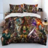 World of Warcraft WOW Game Gamer Comforter Bedding Set Duvet Cover Bed Set Quilt Cover Pillowcase 2 - World of Warcraft Merch