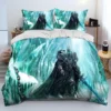 World of Warcraft WOW Game Gamer Comforter Bedding Set Duvet Cover Bed Set Quilt Cover Pillowcase 3 - World of Warcraft Merch