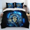 World of Warcraft WOW Game Gamer Comforter Bedding Set Duvet Cover Bed Set Quilt Cover Pillowcase 6 - World of Warcraft Merch