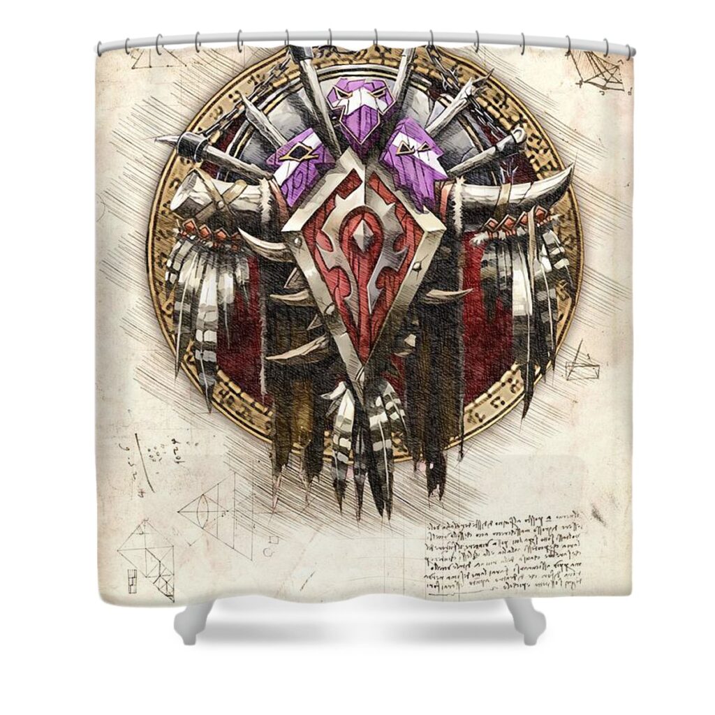 horde races crest world of warcraft wow giulio - World of Warcraft Merch