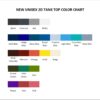 tank top color chart 1 - World of Warcraft Merch