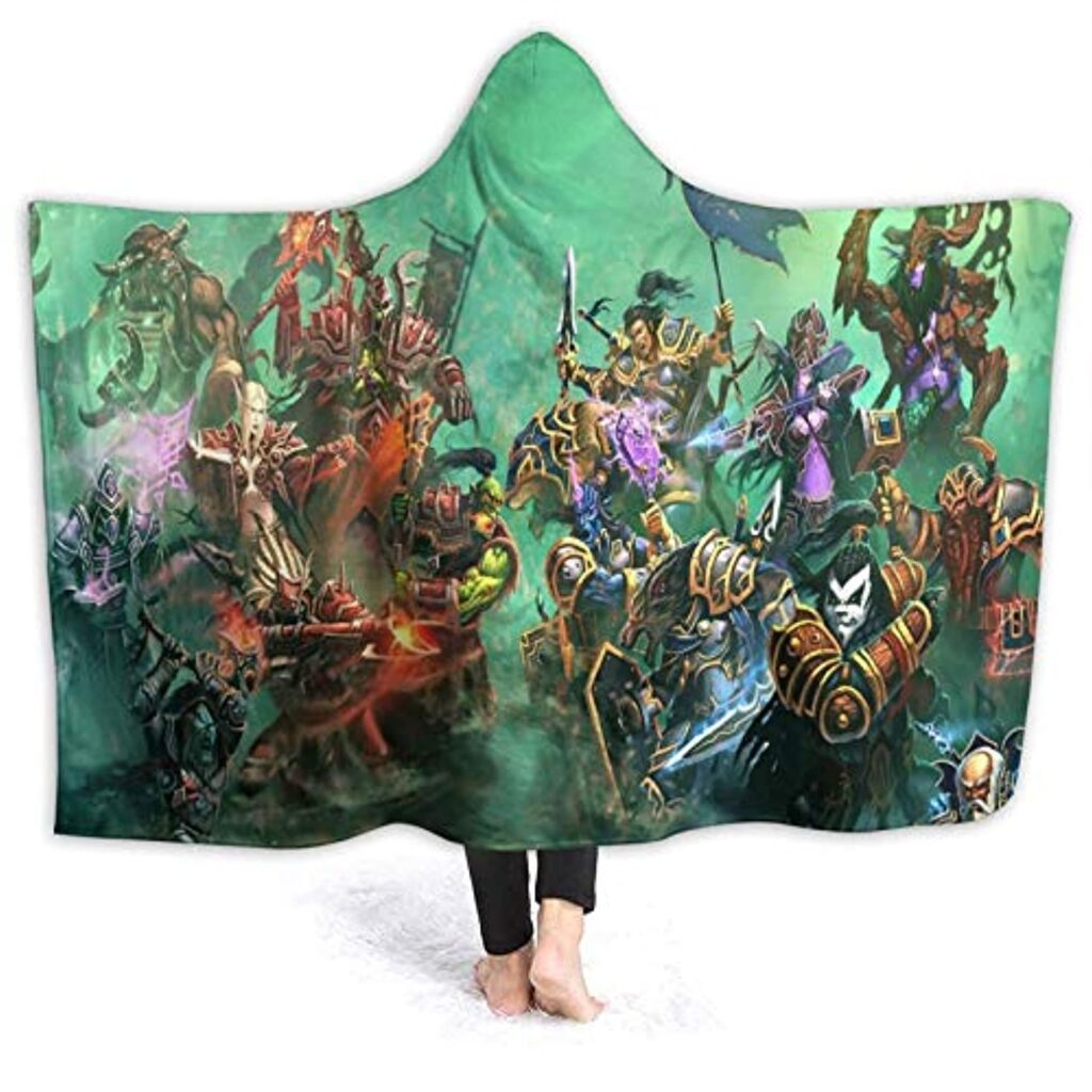 world of warcraft hooed blankets wow alliance wearable blanket hoodie 12 - World of Warcraft Merch