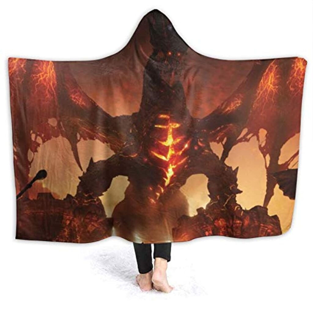 world of warcraft hooed blankets wow death wing wearable blanket hoodie 6 - World of Warcraft Merch