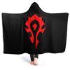 world of warcraft hooed blankets wow horde wearable blanket hoodie - World of Warcraft Merch