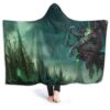 world of warcraft hooed blankets wow illidan wearable blanket hoodie - World of Warcraft Merch