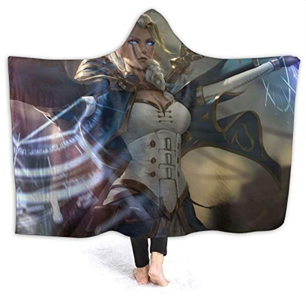 world of warcraft hooed blankets wow jaina wearable blanket hoodie - World of Warcraft Merch