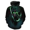 world of warcraft sword illidan hoodies pullover black hoodie - World of Warcraft Merch